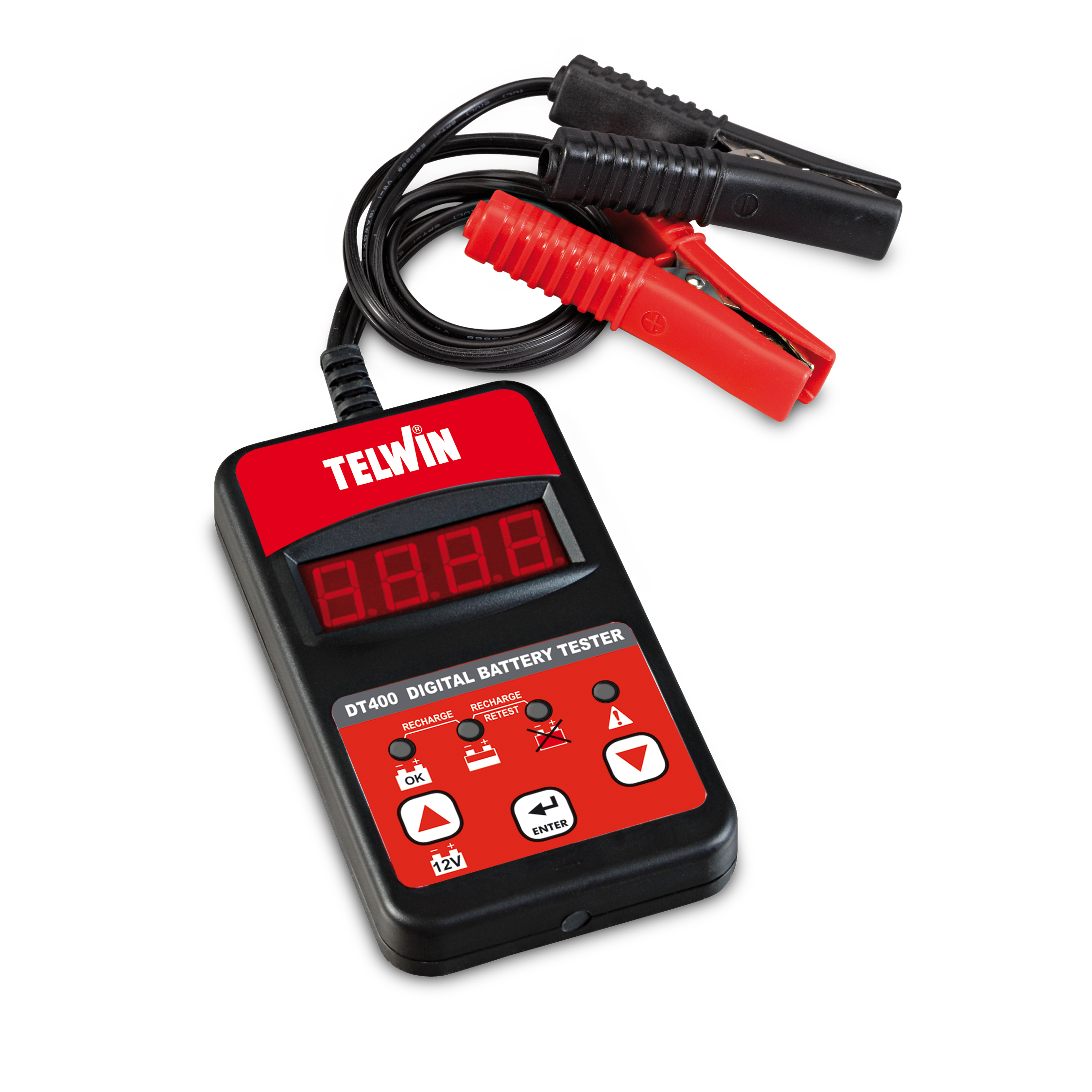 Tester digitale DT400 per batterie 12V di Telwin