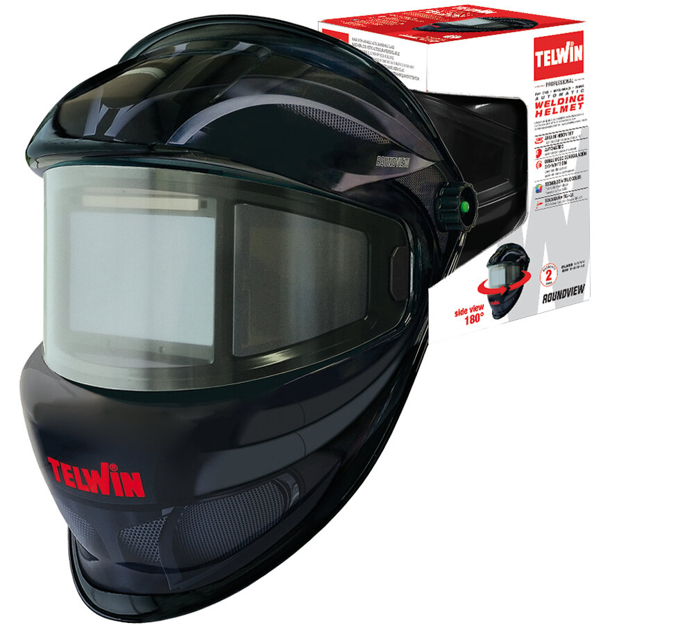 Casque ROUNDVIEW MMA/MIG-MAG/TIG TELWIN : adapté à tous les types de  soudage - Zone Outillage