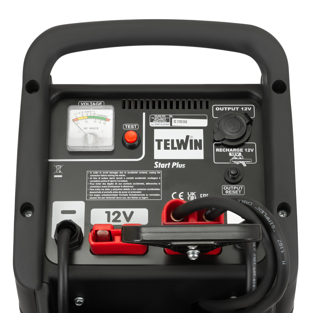 Ficha Técnica Telwin Start Plus 6824 - Arrancador de batería en Oferta